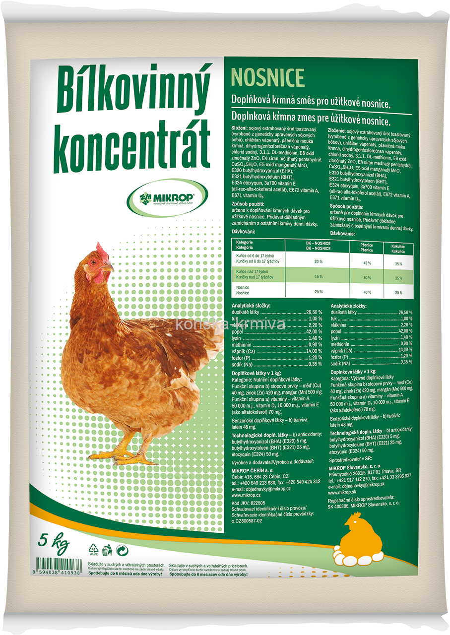 Bílkovinný koncentrát Nosnice 5kg